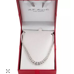 Diamond Graduated Tennis Necklace (5 ct. t.w.) in 14K White Gold